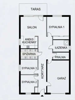 Wyjątkowy bliźniak 131 m z dwoma garażami
