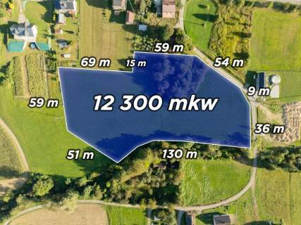 Działka budowlano-rolna 1,23 ha 30,35 ar UM