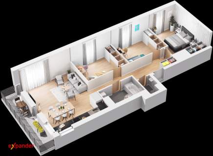 GOTOWE do odbioru 4pokoje 77mkw/ Balkon