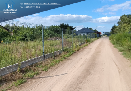 Działka 900m Miąse trasa Tłuszcz Wołomin media asfalt ogrodz