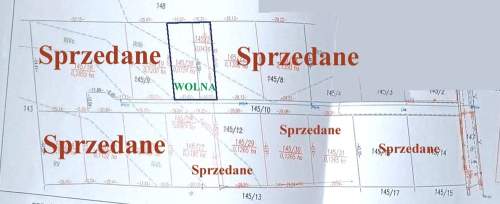 Ostatnia działka z wydanymi WZ, Kolonia Przeździatka
