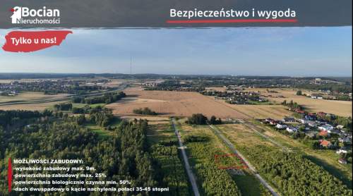 Działka z pozwoleniem na budowę blisko Jeziora 