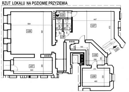 Duży lokal usługowy w centrum w kamienicy premium