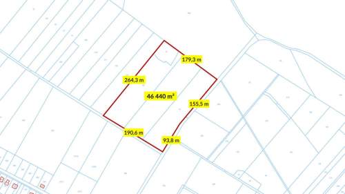 Działka rolna Hadra 4,6440 ha