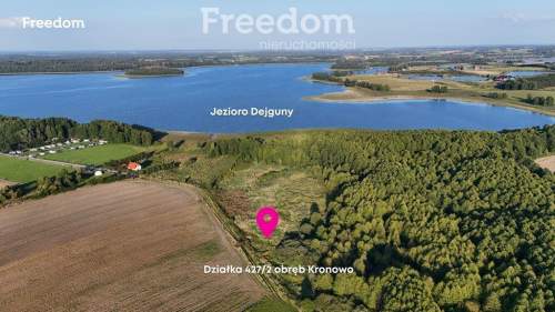 Działka 1001 m jezioro Dejguny Mazury