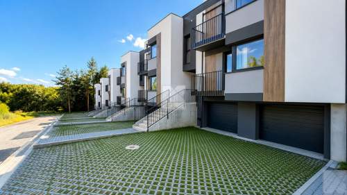 Nowoczesny apartament z pompą ciepła i garażem