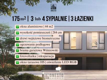 DOM 175,32 m2 garaż ogródek 3 sypialnie 3 łazienki FV