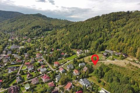 Widokowa działka budowlana 1127 m Bystra Śląska