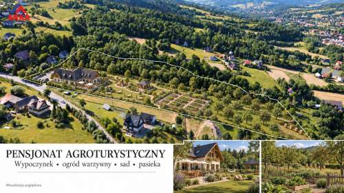 Działka budowlano-rolna 3,6ha z panoramą Mszany