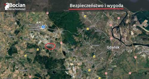 Słoneczna, Płaska działka - Gdańsk Kokoszki