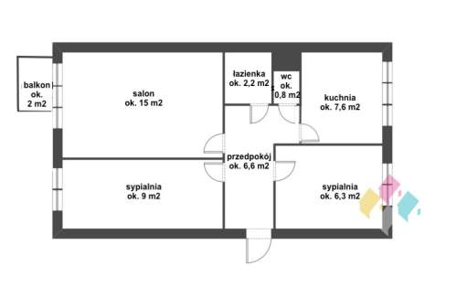 3 pokoje, 4 piętro, balkon, winda