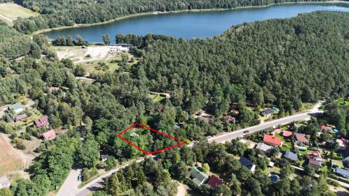 Działka 1250m przy Jeziorze Skrzyneckim- Skrzynki