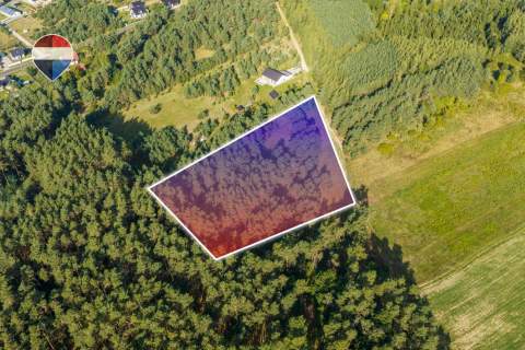 Działka leśna pow. 29.600 m , Bukowina Sycowska