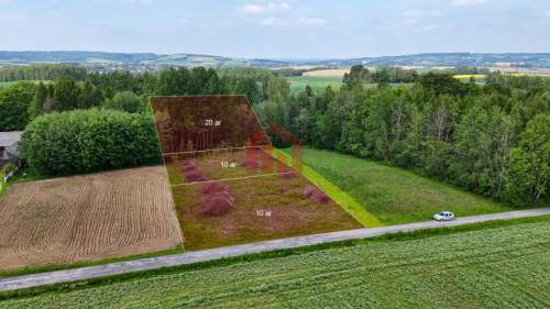 Widokowe działki pod lasem, 20 km od Rzeszowa