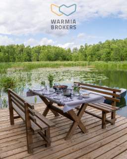 Dom agroturystyka linia brzegowa Mazury