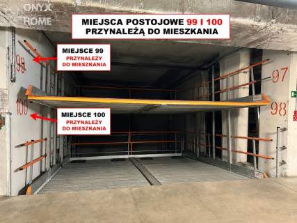 2 minuty pieszo przystanek, 2 miejsca postojowe, 2