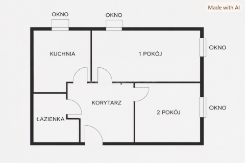 Nowoczesne 2 pokoje po remoncie II piętro