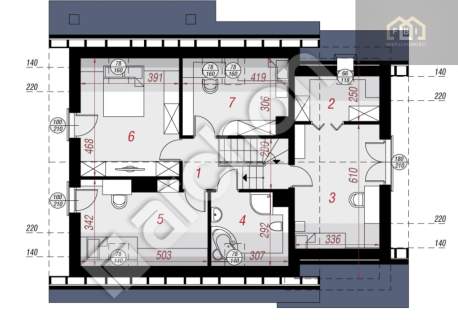 SKAWINA DOM 155 m2, DZIAŁKA 11 ARÓW