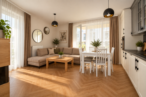 Migdałowa I 53 m I 2025r. I balkon 9,5 m I garderoba I garaż