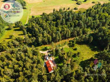 Woryty, budowała działka 1085 m2, Jezioro, las