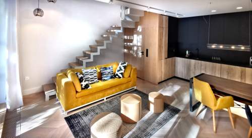 apartament z ogrodem w centrum miasta