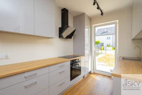 Sadków, nowy dom szeregowy 84,82 m ogród 367 m 