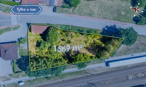 Działka Inwestycyjna centrum Poraja 1 659m2