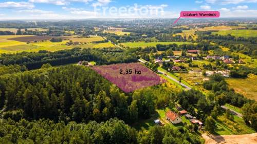 Działka inwestycyjna 2,34 ha przy DK51