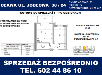 Mieszkanie Oława 2 pokoje stan deweloperski