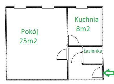 Mieszkanie do wynajęcia, 43 m2, Kraków