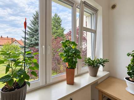 4 duże pokoje, balkon, widok, pierwsze piętro