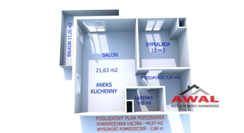 Apartament w Jastrzębiej Górze 300 m od plaży