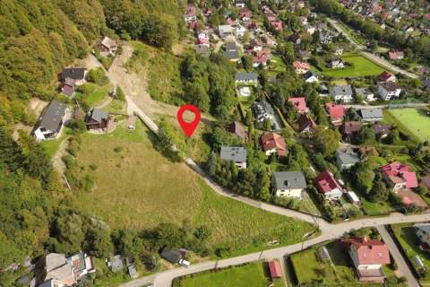 Widokowa działka budowlana 1127 m Bystra Śląska