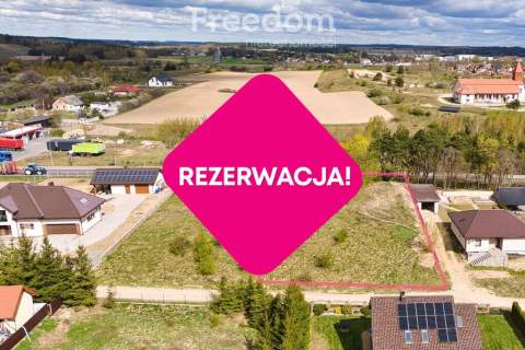 Atrakcyjna działka budowlana 1599 m z usługami