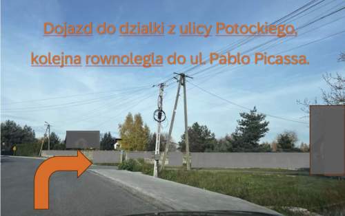 Cicha dzialka budowlana 8 km od CPK Port Polska