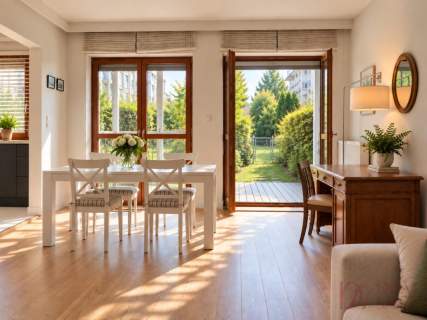 Apartament z ogrodem Wilanów Królewski