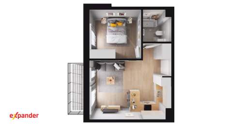 2-pokojowe mieszkanie 37m2 balkon Nowe bez PCC