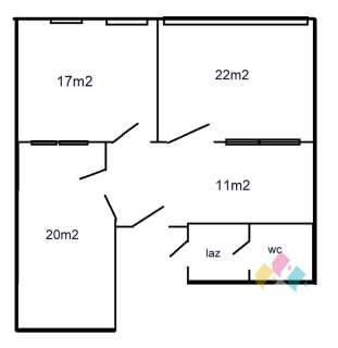 Olsztyn Stare Miasto, 70 m2, lokal na II piętrze