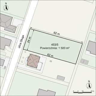Działka budowlana na sprzedaż, 1500 m2, Lutynia