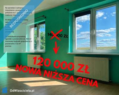 Mieszkanie na sprzedaż 2 pokoje, jasne wnętrza, spokojna oko