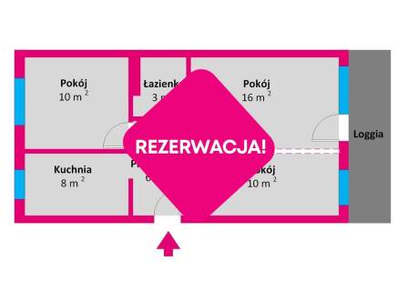 Mieszkanie 2 pokoje w Rzeszowie ul. Podwisłocze 4