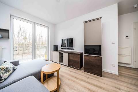 Urządzone 2 pokoje balkon Wilda