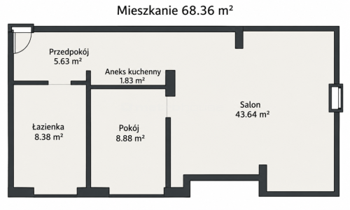 Mieszkanie z widokiem na jezioro