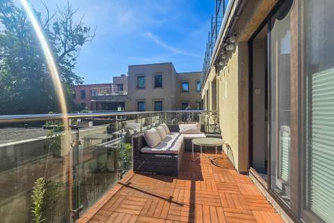 Apartament z tarasem i garażem blisko centrum Łodz
