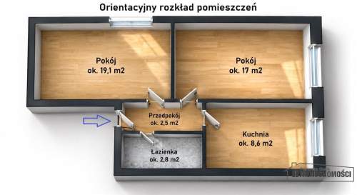 Mieszkanie w ścisłym centrum. Do zamieszkania