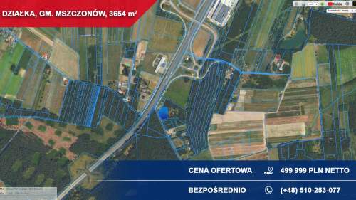 Teren usługowy przy S8   idealny pod magazyn lub warsztat