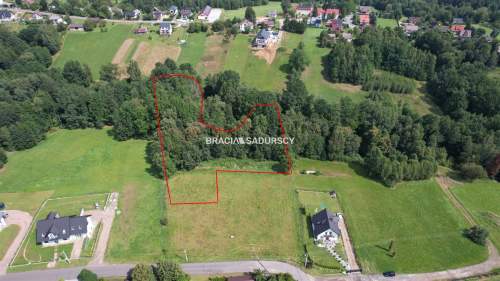 Działka budowlano-leśna. Siepraw.