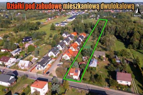Działki pod zabudowę mieszkaniową dwulokalową