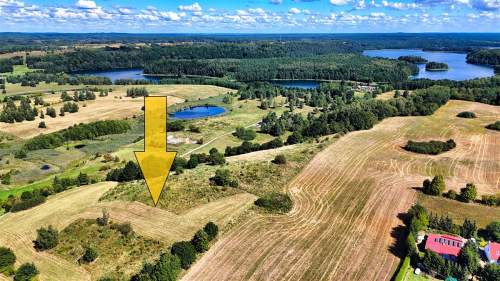 Widokowa działka 2,13 ha 3 jeziora WZ