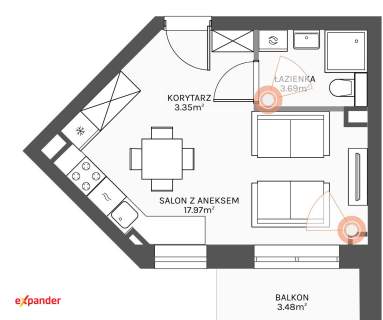Nowe Mieszkanie pod INWESTYCJE 1 pokój